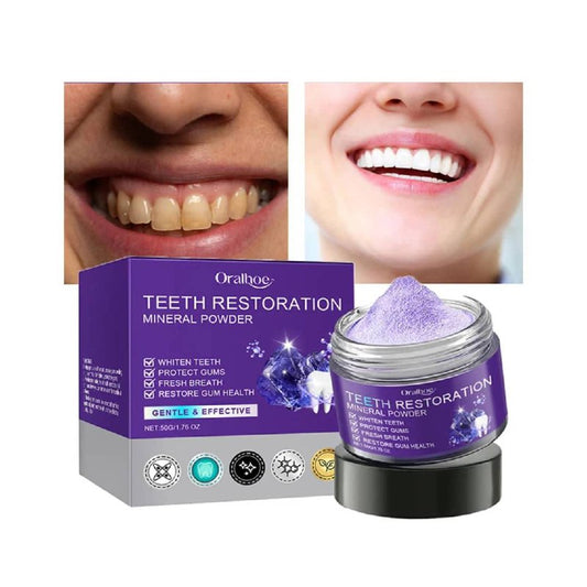 Poudre Minérale de Restauration Dentaire – Souriez sans complexe !