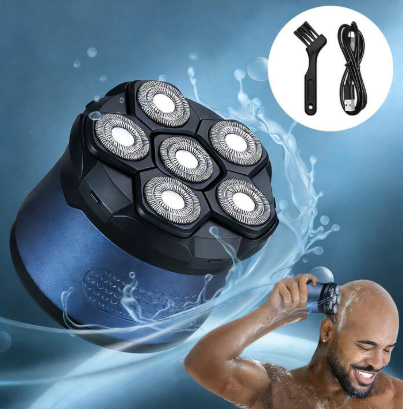 Rasoir Électrique Rotatif 6 Têtes