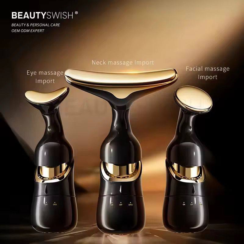 Appareil de Massage Beauté 3-en-1 – Soins Visage