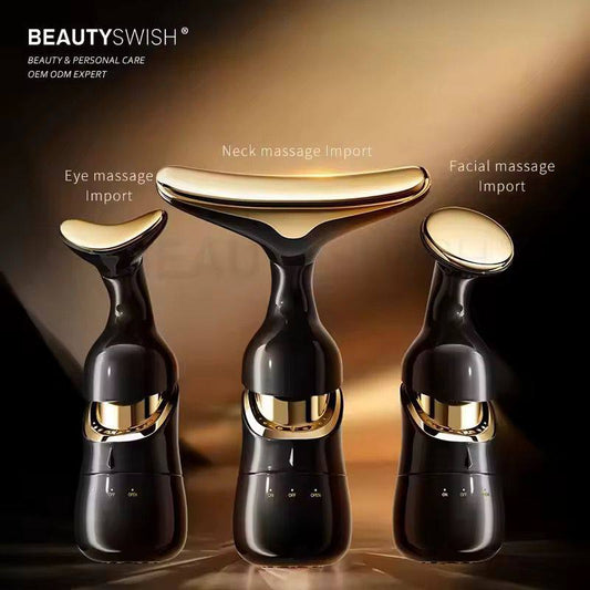 Appareil de Massage Beauté 3-en-1 – Soins Visage