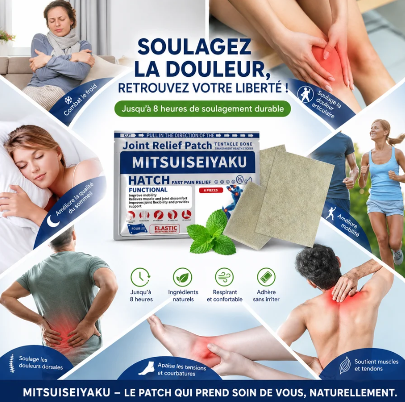 Patch anti douleurs articulaires et musculaires