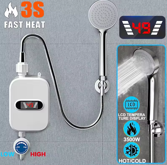 🚿 ThermoShower Pro – Chauffe-eau instantané pour colonne de douche