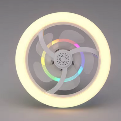 🌪️ LumiFan 2-en-1 – Ventilateur de plafond LED intelligent