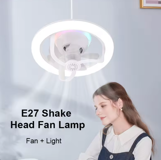 🌪️ LumiFan 2-en-1 – Ventilateur de plafond LED intelligent