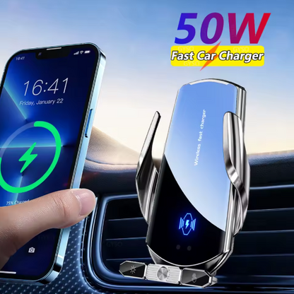 Support Voiture & Chargeur Sans Fil