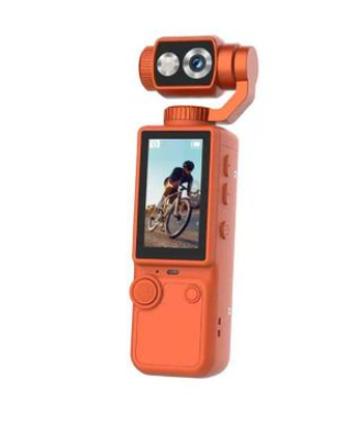 Caméra avec Stabilisateur Rotatif 180° 4K Ultra HD de Poche