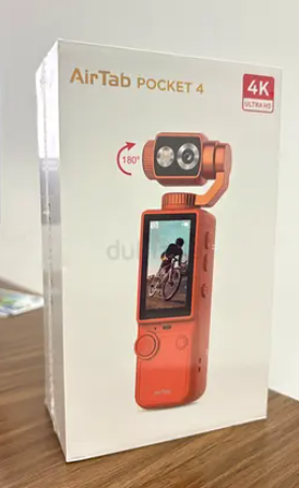 Caméra avec Stabilisateur Rotatif 180° 4K Ultra HD de Poche