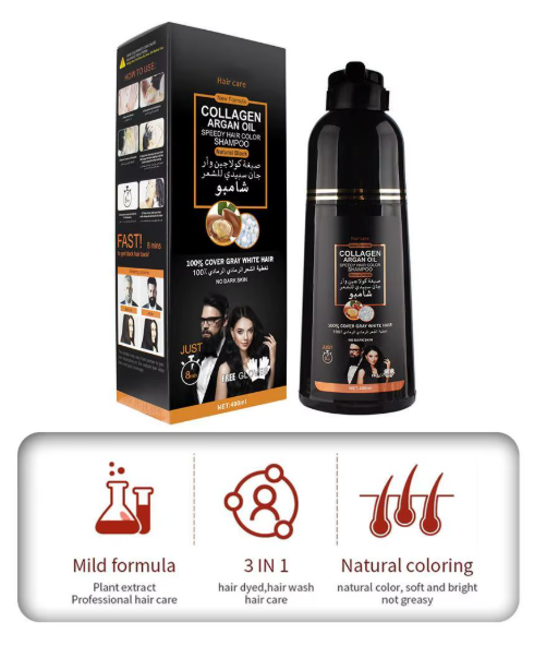 SHAMPOING COLORANT NOIR